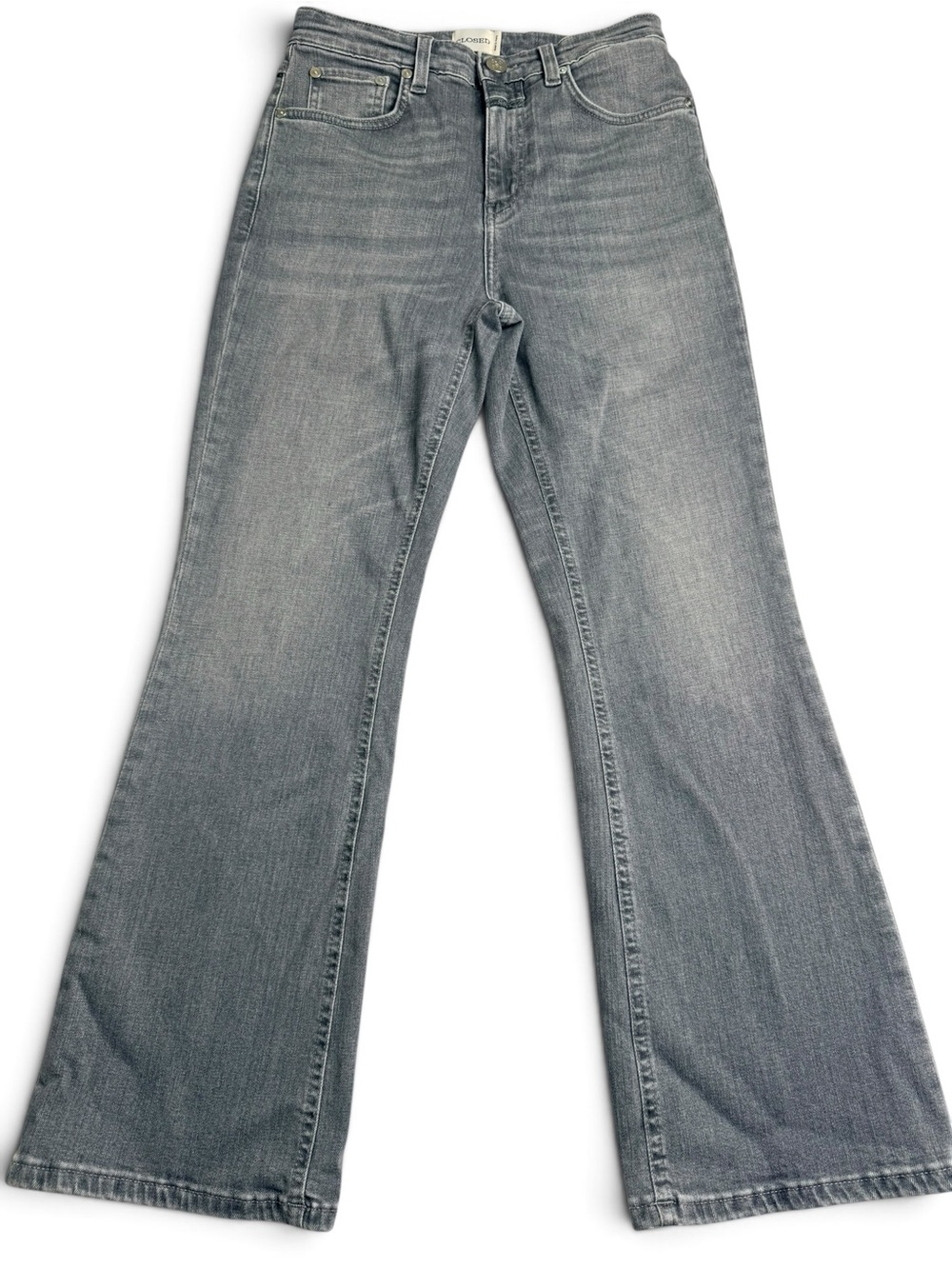CLOSED Gray Wash Flare Jeans Women’s Size 25 Made in Italy